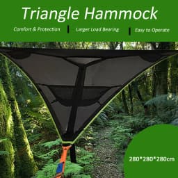 Multi-Person Hammock Triangle Air Mat Hammock Tree House Air Sky Tent