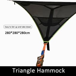 Multi-Person Hammock Triangle Air Mat Hammock Tree House Air Sky Tent
