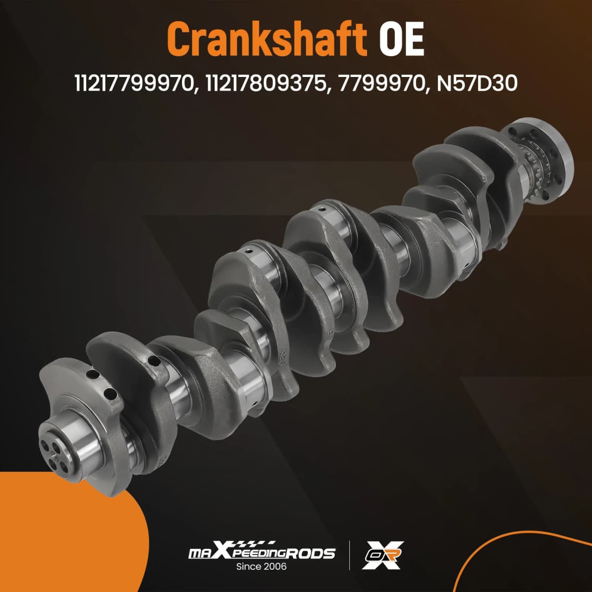 ENGINE CRANKSHAFT FOR BMW 3 5 6 7 X3 X4 X5 X6 3.0 DIESEL N57D30 N57D30A N57D30B