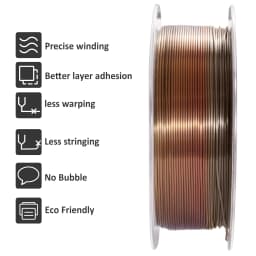 GEEETECH 5Kg 3D Silk PLA Filament 1.75mm Spool Wire For 3D Printer Material, Safety, Vacuum Packaging, Special Color