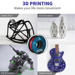 Geeetech 5kg PETG 1.75mm Filament 3d print wire Vacuum Packaging Local Warehouses Colorful Plastic for most FDM 3D printer