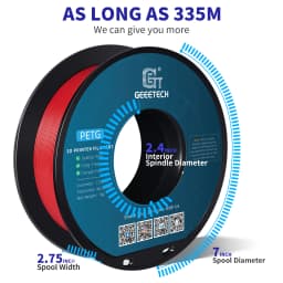 Geeetech 5kg PETG 1.75mm Filament 3d print wire Vacuum Packaging Local Warehouses Colorful Plastic for most FDM 3D printer