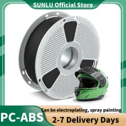 SUNLU 1.75mm PC-ABS 3D Printer Filament 1KG,High Temp 102°C, Impact 70KJ/m², NO Bubble, ±0.03mm ,Paintable,Electroplatable