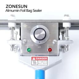 LOCAL DELIVERY ZONESUN ZS-FKR200C Handheld Sealer For Mylar/Aluminum Bags 0-250℃ Adjustable Temperature