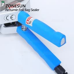 LOCAL DELIVERY ZONESUN ZS-FKR200C Handheld Sealer For Mylar/Aluminum Bags 0-250℃ Adjustable Temperature