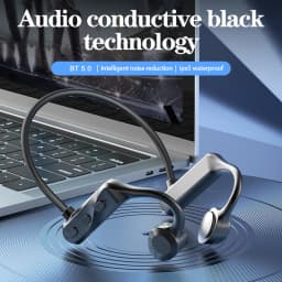 Bone Conduction Headphones Lightweight Ear Hook Earphones Bluetooth-Compatible Comfortable To Wear for Outdoor Sports