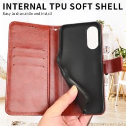 Leather Flip Case For Realme 13 Pro+ 12 Pro Plus 5G 11 Pro+ 11x Protective Cover Wallet Card Slot Kickstand Coque Fundas Capa