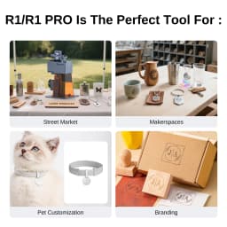 Raymoto R1 Portable 10W 20W Laser Engraver Compact DIY Easy to Use Fast Engraving Speed Laser Engraving Machine