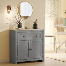 HOMCOM Sideboard Storage Cabinet with Adjustable Shelf, Drawer