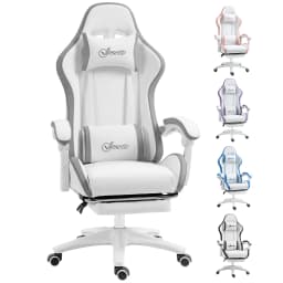 Vinsetto Racing Style Gaming Chair with Reclining Function Footrest