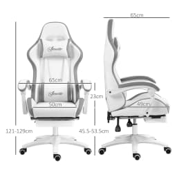Vinsetto Racing Style Gaming Chair with Reclining Function Footrest