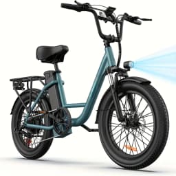 E20 Adult Electric Bicycle 250W Motor Ebike 48V 13Ah Battery Commute Electric Bike 20-inch Fat Tire City E-bike