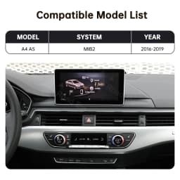 Road Top 12.3" Linux Screen Car Radio Multimedia Display For Audi A4 S4 A5 S5 2014-2019 Wireless CarPlay Android Auto Airplay