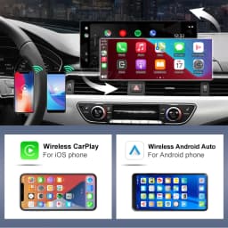 Road Top 12.3" Linux Screen Car Radio Multimedia Display For Audi A4 S4 A5 S5 2014-2019 Wireless CarPlay Android Auto Airplay
