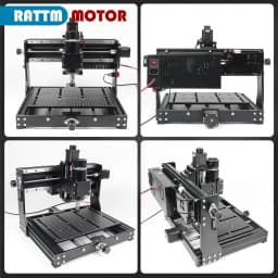 [BR Stock] 500W 220V CNC 3020 Plus Router GBRL Control for Metal Acrylic MDF Linear Guide With 2.8inch Touch Control