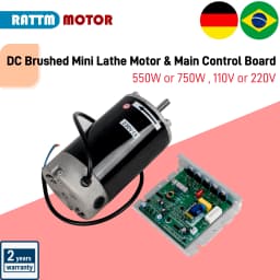 【BR & EU Stock】DC 550W 750W Brushed Mini Lathe Motor & Main Control Board For CJ 0618 CD 210V WM210V Lathe Machine Part