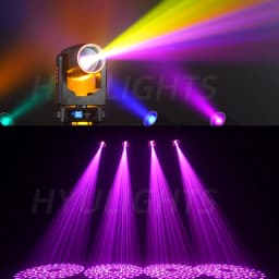295W 14R Mini BEAM With Halo Effect Moving Head Light Wah Zoom Sharpy 16 gobos &13colors Strobe DJ Stage effect lights