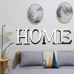 Home Wall Decor Stickers, Sign Wall Art Decals Decor Self Adhesive Removable Eco-Friendly for Home Kitchen Bedroom Decoration.
