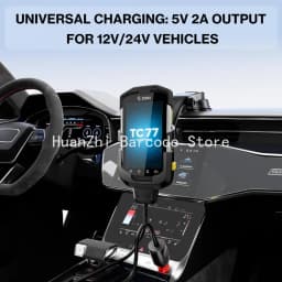 5V 2A Car Mount Charger For Zebra Symbol TC77 TC70 TC72 TC75 TC70X TC75X TC700H