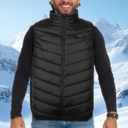 21 Area Heated Vest Thermal Warm Waistcoat Electric Heating Jacket (Black 3XL)