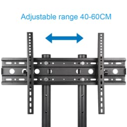 Movable TV Stand For 32-65 inch LCD TV Height Adjustable TV Stand TV bracket with Wheels Rolling TV Stand for Bedroom TV Mount