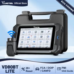 VDIAGTOOL VD80BT LITE OBD2 Scanner All Systems Automotive Diagnostic Tool Bidirectional Scanner 28+ Resets FCA&DOIP ECU Coding
