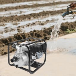 6.5HP Gasoline Water Pump, 210CC 4-Stroke OHV Engine Water Transfer Pump, 2-inch Irrigation Pump 3600RPM 36m³/h Flow 92FT Lift