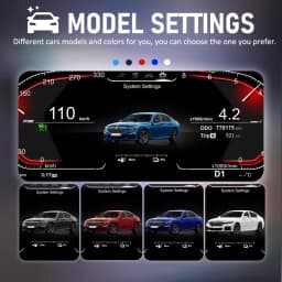 BONROAD 1920*720P Wireless CarPlay Android Auto Mirrorlink Airplay LCD Digital Dashboard Panel Cluster For BMW 3 Series E90 E91 E92 Car Auto Instrument Speedometer Virtuele Cockpit Voor