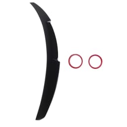 Rear Boot Spoiler Lip for AUDI A4 B8 2013-16 Painted Gloss Black Rear Trunk Lip