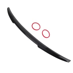 Rear Boot Spoiler Lip for AUDI A4 B8 2013-16 Painted Gloss Black Rear Trunk Lip
