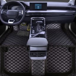 FASHION PU Leather LUXURY Car Floor Mats For Audi TT 2seat 2015-2017 Waterproof Carpets Interior Accessories(Right-Hand)