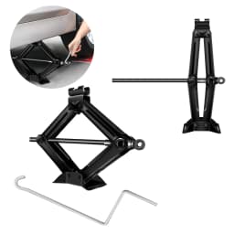 2 Tonne Rustproof Scissor Lift Jack with Speed Chromed Crank Handle Solid Steel ,for Cars SUV Vehicles