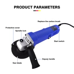 900W Angle Grinder Electric Polisher 11000RPM Adjustable Speed Cars Waxing Polishing Machine Automobile Furniture