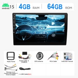 9"Android15 4+64G Car Radio Stereo For Opel Vauxhall Vivaro B Renault Trafic NV300 GPS Navi Bluetooth wrieless Carplay WIFI RDS