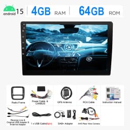 9"Android15 4+64G Car Radio Stereo For Opel Vauxhall Vivaro B Renault Trafic NV300 GPS Navi Bluetooth wrieless Carplay WIFI RDS