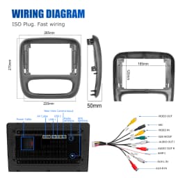 9"Android15 4+64G Car Radio Stereo For Opel Vauxhall Vivaro B Renault Trafic NV300 GPS Navi Bluetooth wrieless Carplay WIFI RDS