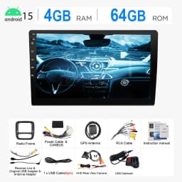 9"Android15 4+64G Car Radio Stereo For Opel Vauxhall Vivaro B Renault Trafic NV300 GPS Navi Bluetooth wrieless Carplay WIFI RDS