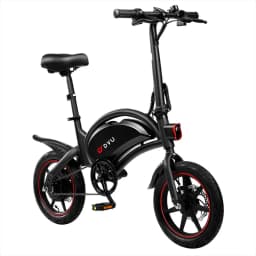 DYU D3F Adult Electric Bike 250W Motor City Ebike 36V10AH Battery Electric Bike 14 Inch Tire Folding Electric Bike