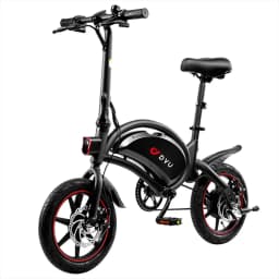 DYU D3F Adult Electric Bike 250W Motor City Ebike 36V10AH Battery Electric Bike 14 Inch Tire Folding Electric Bike