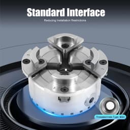 4-Jaw 40Cr Steel Self-centering Chuck Connecting Rod Self Centering Wood Turning Chuck for Mini Metal Lathe Chuck