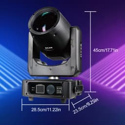 POLET Bulbs Light 7rBeam Moving Head Light Sharpy MINI Stage Decoration For Fashion Show Wedding Party Music Festival djlighting