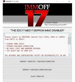 HOTsell IMMOFF17 Software with Keygen Unlimited Install EDC17 Immo Off Ecu Program NEUROTUNING Immoff 17 and Install Video Guide