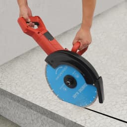 3KW Electric Concrete Saw w/350mm Blade,Wet Dry Cutting Saw Handheld Circular Saw Grooving Machine Wall Slotting Machine 3800RPM