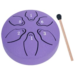3 Inches 6 Notes Rain Drum for Outside Hand Pan Drum Percussion Musical Instruments for Yoga Meditation Unique Gift