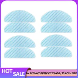 Ecovacs T9 MAX T9 AIVI + T9 Power Mop Accessories - HEPA Filter Main Side Brush Kit for Robot Vacuum Cleaner