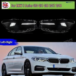 HEADLIGHT LENS COVER FOR BMW G30 G31 G38 5 SERIES 518d 520i 530i 540i 2017 2018 HEADLAMP SHELL cover car light lampshade pair