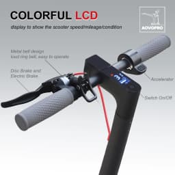AOVOPRO Electric Scooter Top Speed: 19 Mph Range: 21.75 Miles Peak Power: 350W Suitable For Adults Foldable Electric Scooter