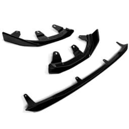 Front Lip Spoiler FOR BMW 2 SERIES G42 G43 218i 220i 230i M240i 2022-2024 FRONT SPLITTER LIP SPOILER M SPORT PERFORMANCE BLACK