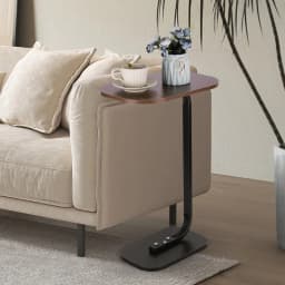 C-Shaped Side Table Portable Corner Table Small Snack Coffee Tables Home Light Luxury Sofa Side Table Home Bedroom Furniture New