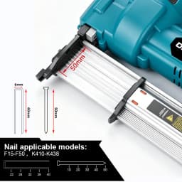 ONEVAN 2in1 Brushless Electric Nail Gun F15-F50 K410-K4 Cordless 2Gear Stapler Framing Nailer Power Tool For 21V 18V Battery